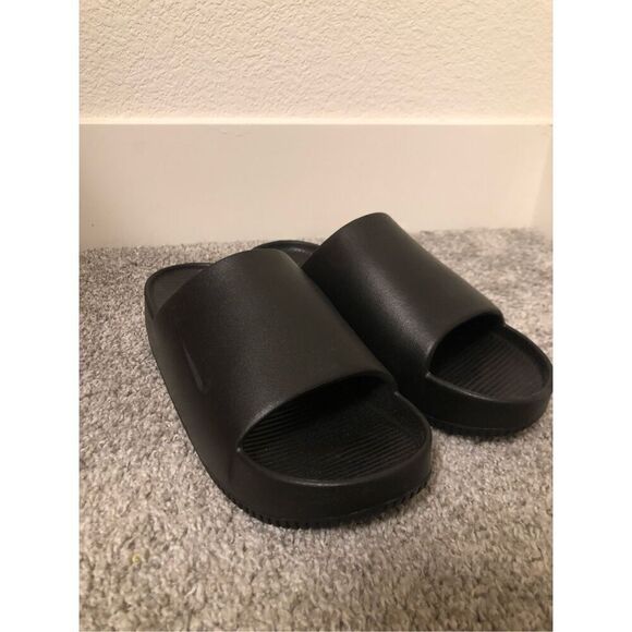 Nike Calm Slide Men's Size 8/ Women's Size 9 Black - Picture 2 of 8